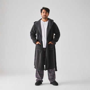 Luxury Plush Dressing Gown - Ultra Soft Fluffy Robe